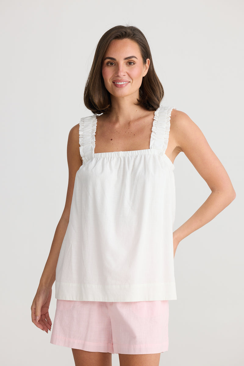 Penny Top White