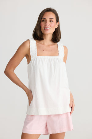 Penny Top White