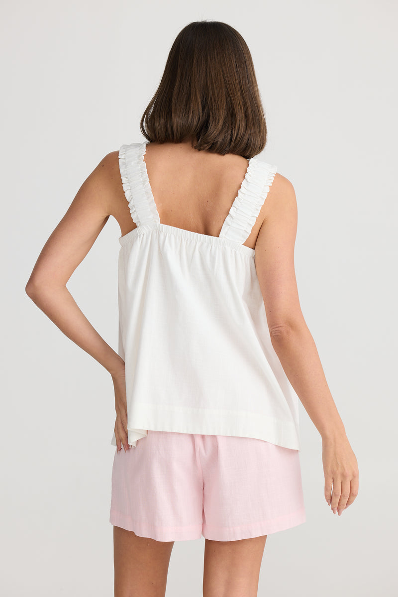 Penny Top White