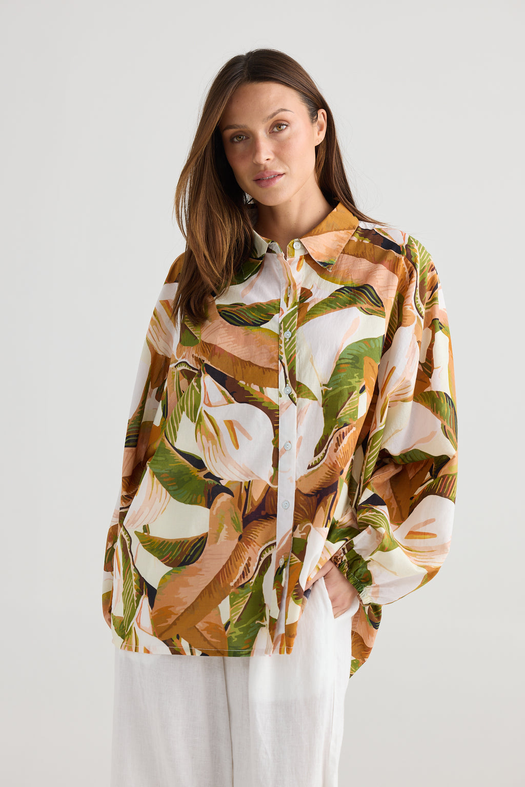 Cliffside Shirt Autumn Jungle