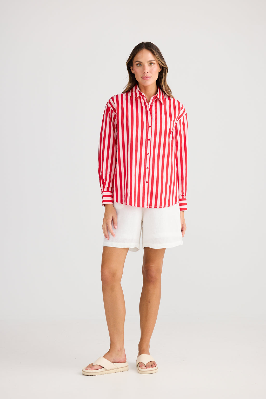 Adrift Shirt Pink Stripe