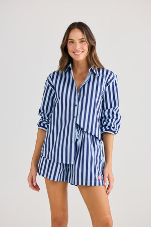 Adrift Shirt Blue Stripe