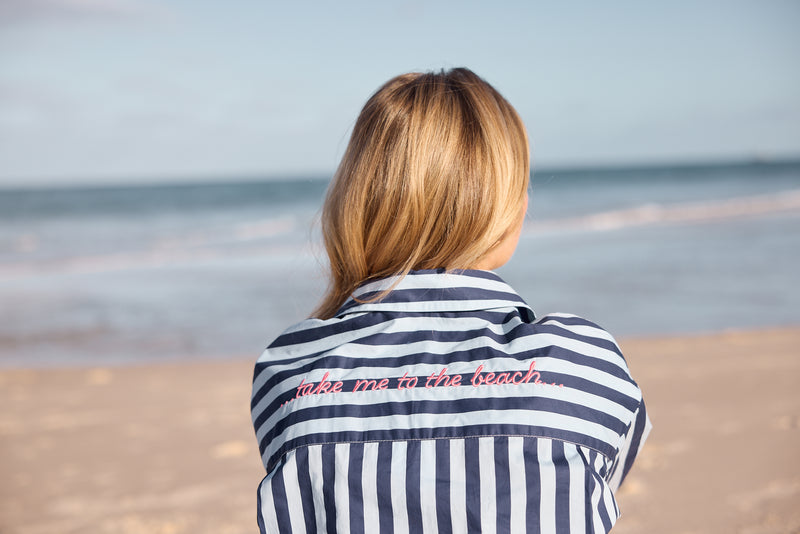 Adrift Shirt Blue Stripe