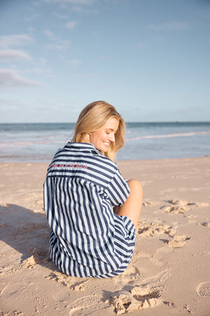 Adrift Shirt Blue Stripe