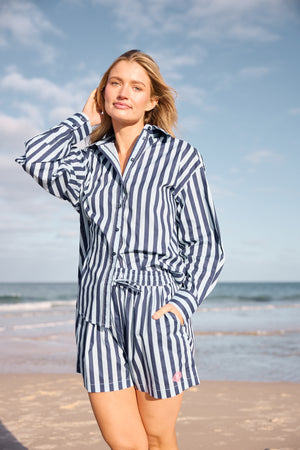 Adrift Shirt Blue Stripe
