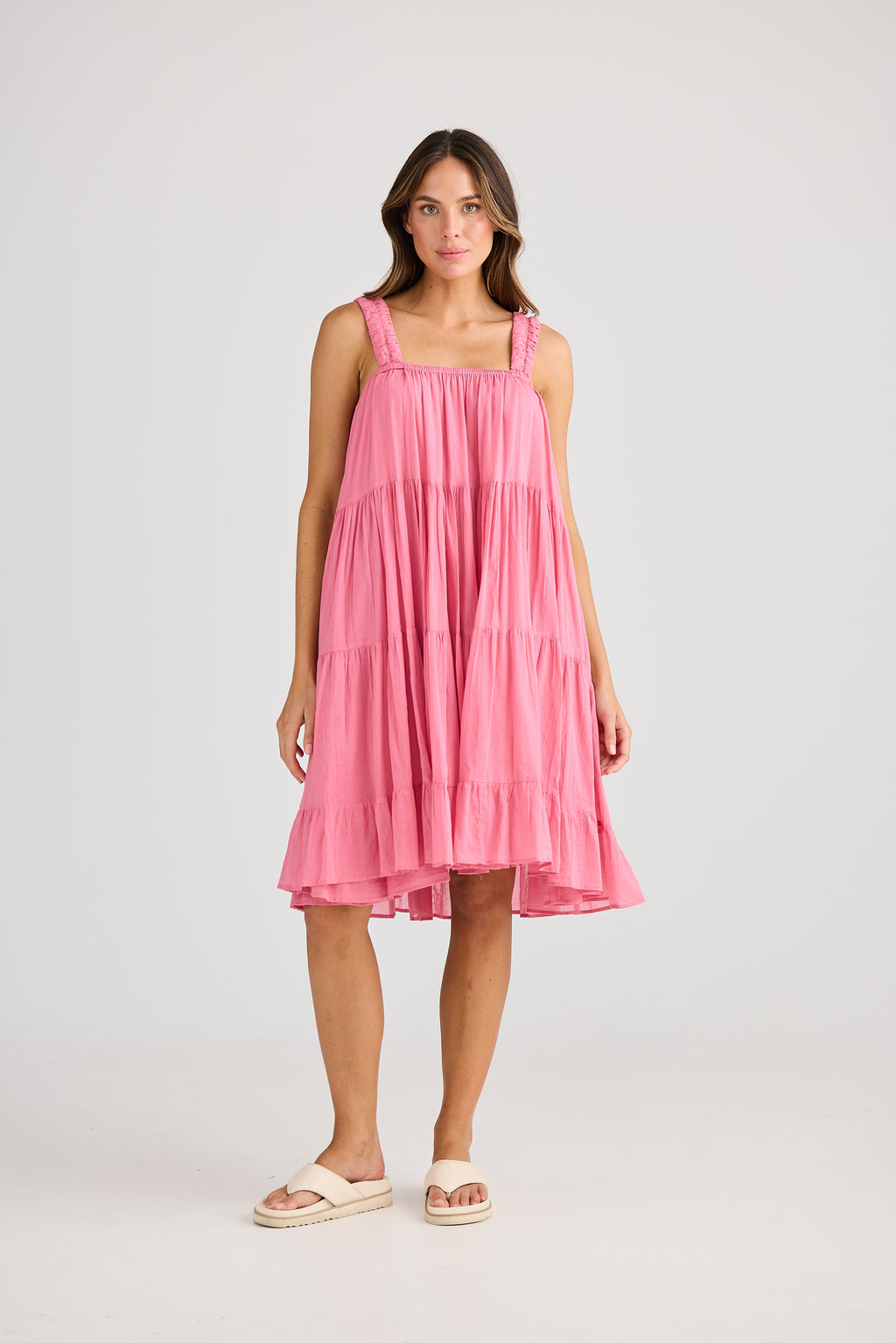 Saunter Dress Cosmos Pink