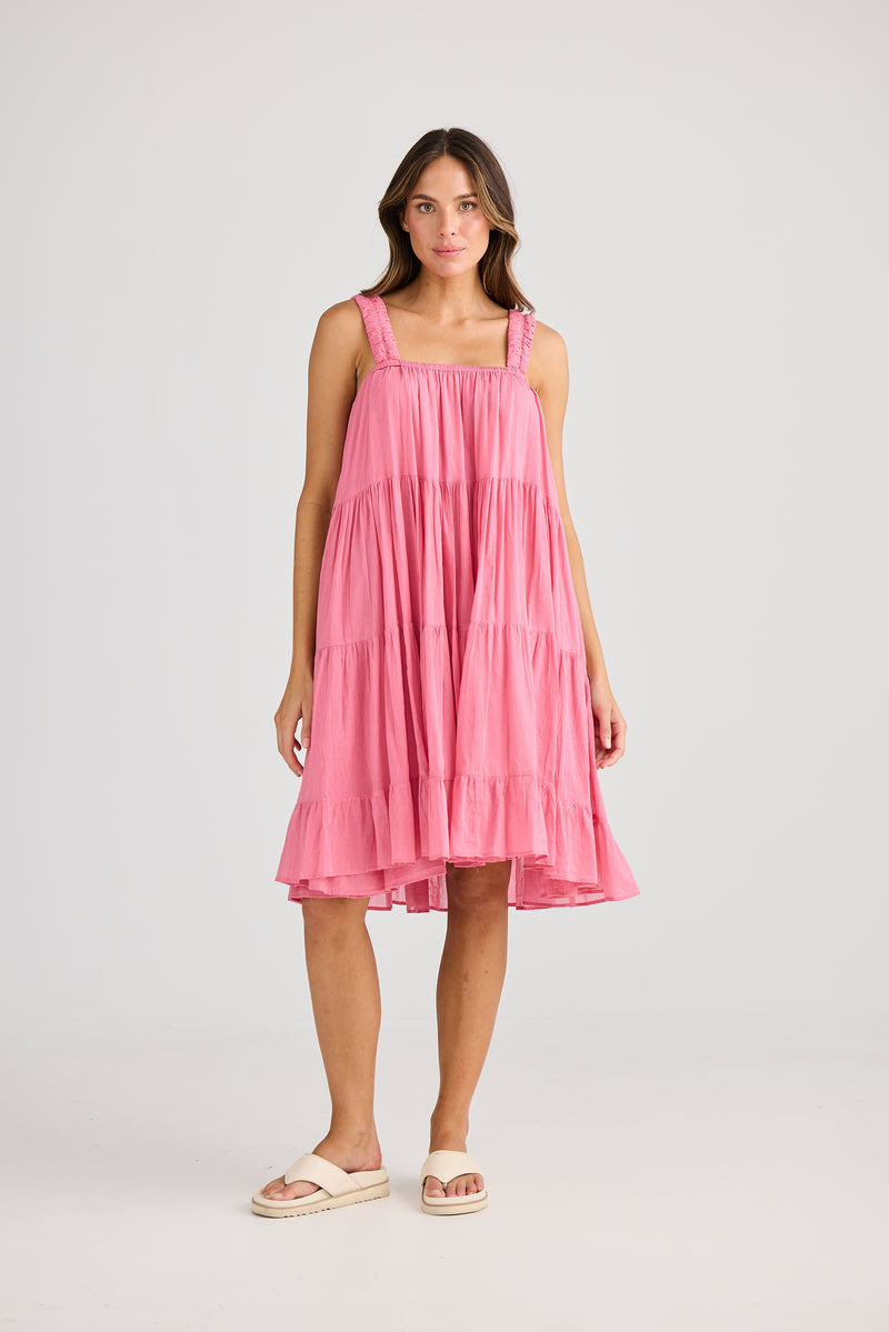Saunter Dress Cosmos Pink