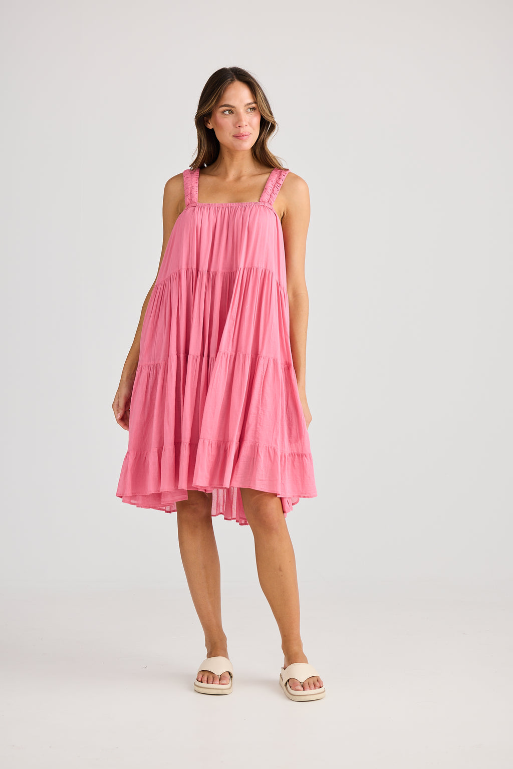 Saunter Dress Cosmos Pink