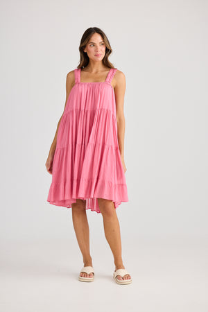 Saunter Dress Cosmos Pink
