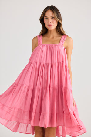 Saunter Dress Cosmos Pink