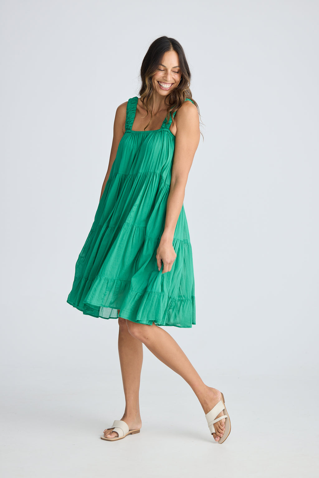 Saunter Dress Jade