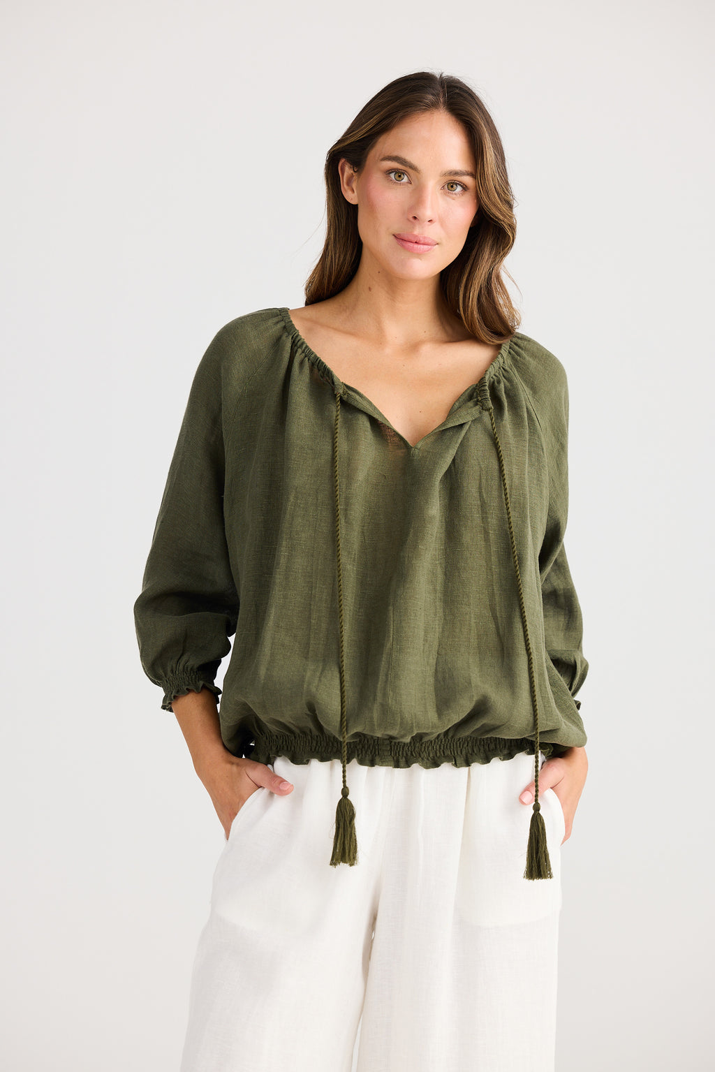 Seaside Top Olive