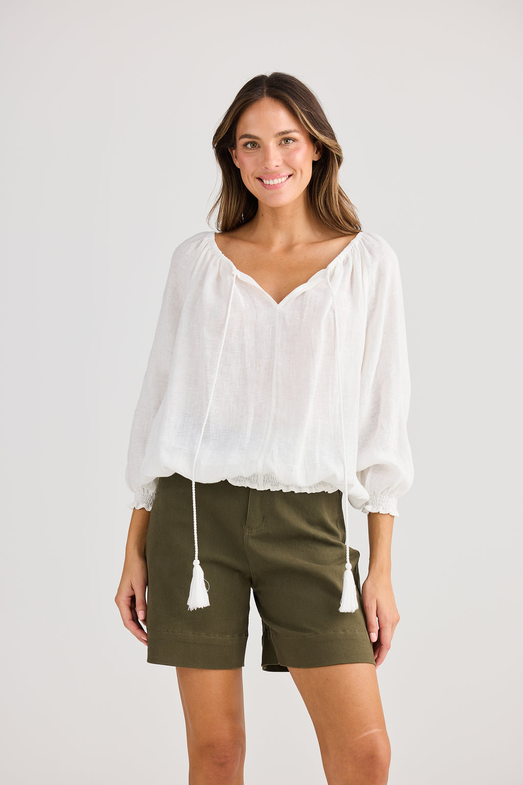 Seaside Top White