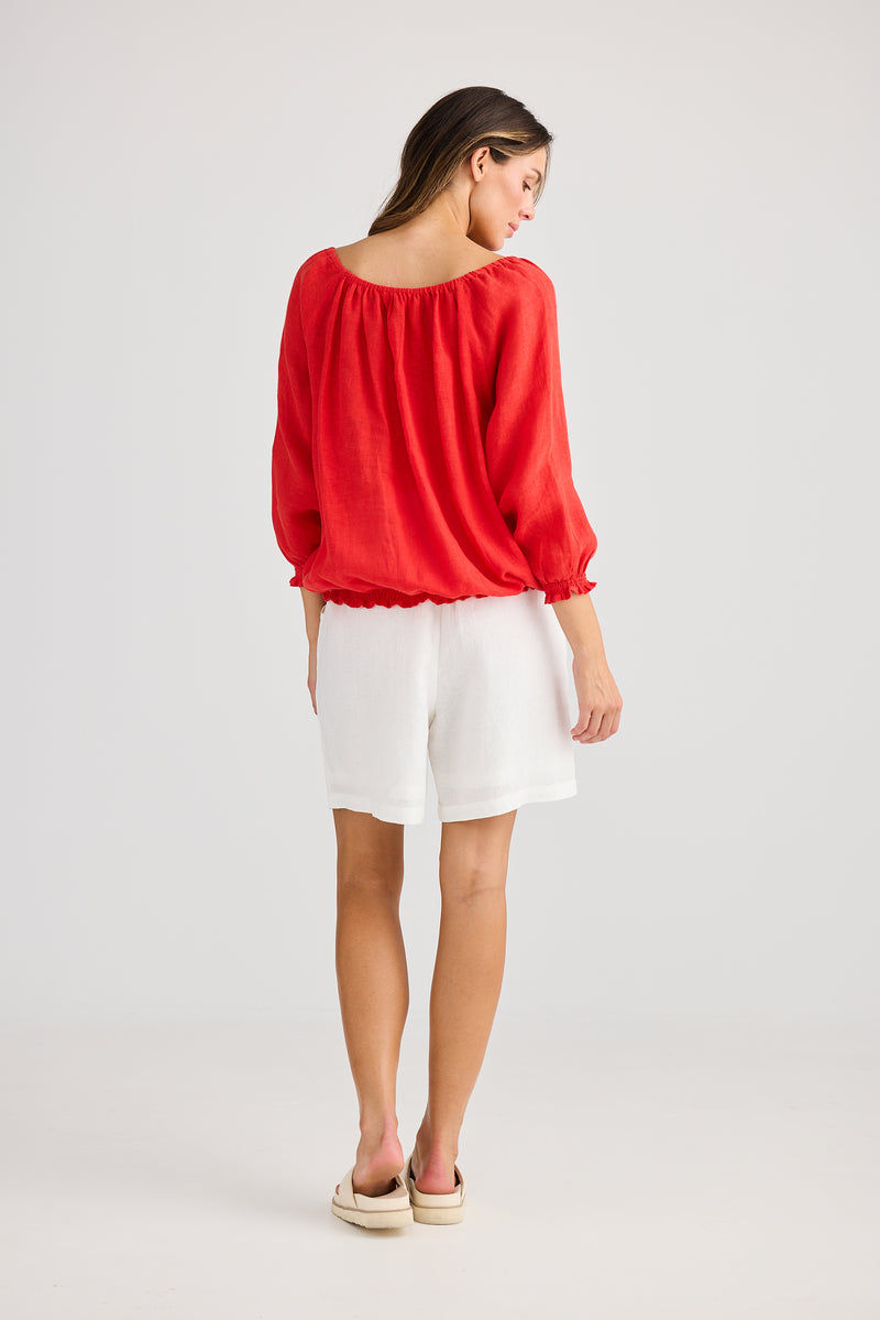 Seaside Top Red