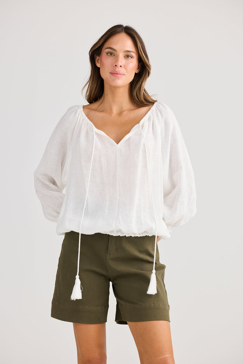 Seaside Top White