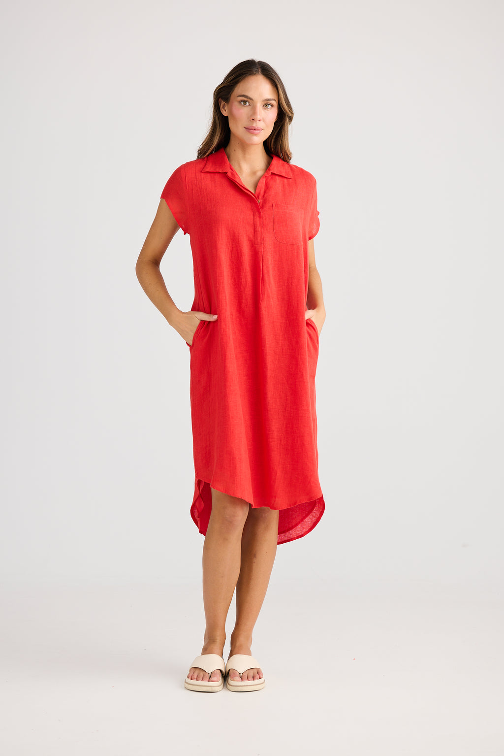 Ahoy Tunic Red