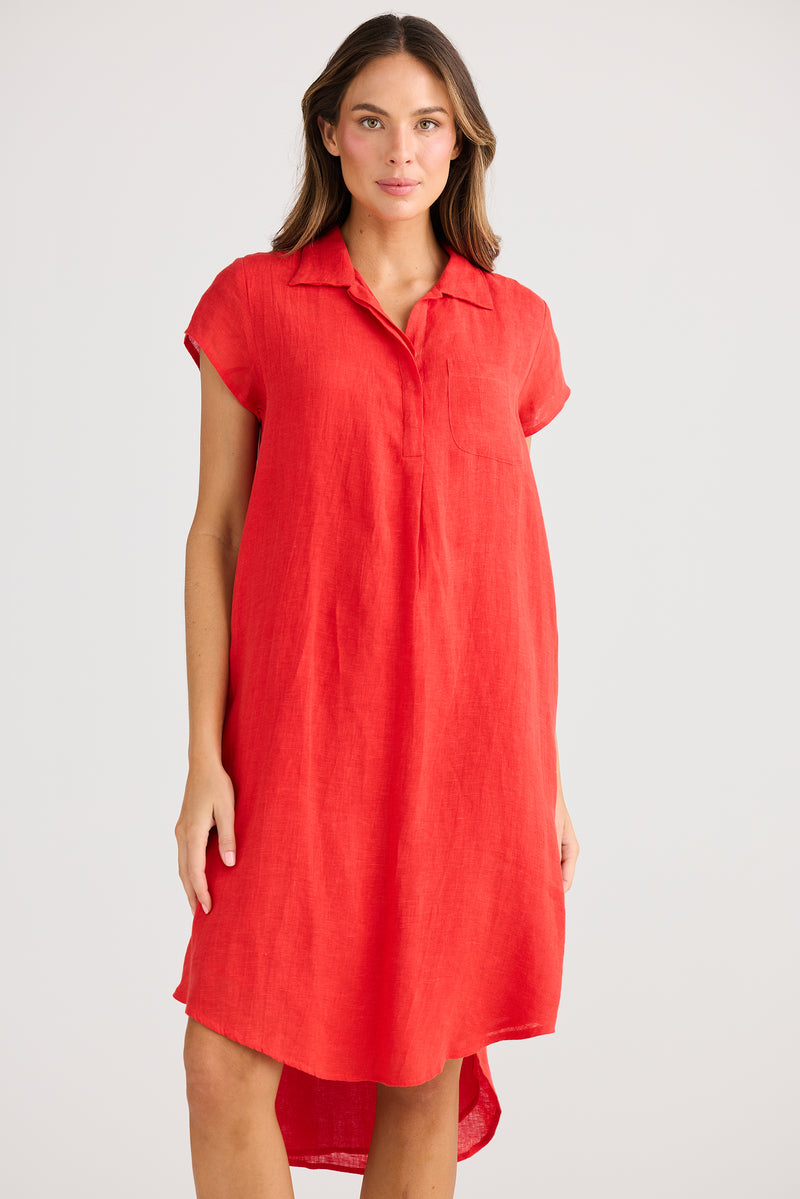 Ahoy Tunic Red