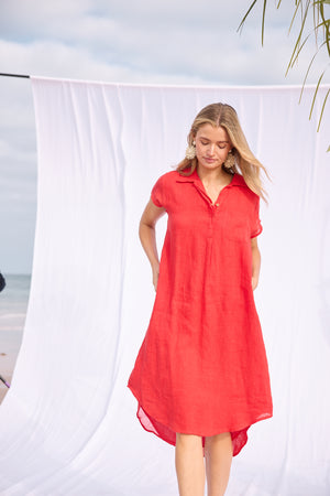 Ahoy Tunic Red