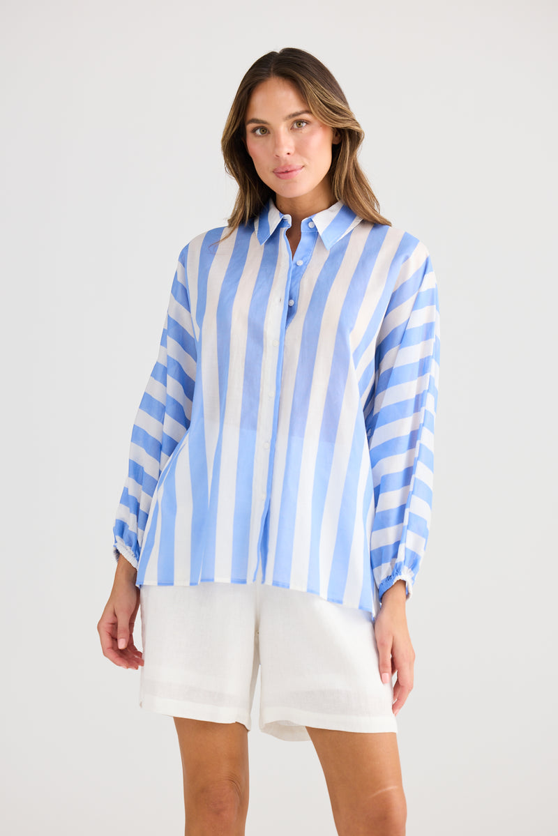 Cliffside Shirt Blue Stripe