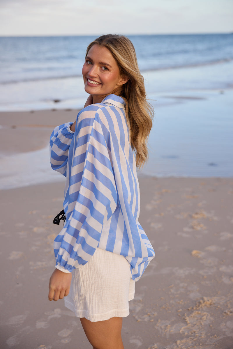 Cliffside Shirt Blue Stripe