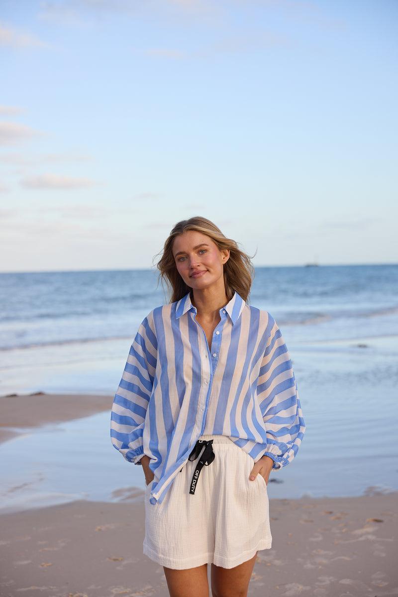 Cliffside Shirt Blue Stripe
