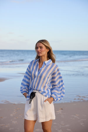 Cliffside Shirt Blue Stripe