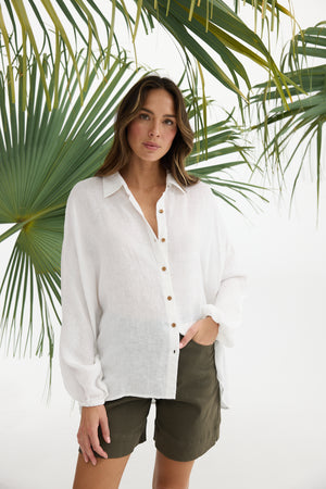 Cliffside Shirt White