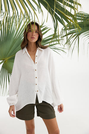 Cliffside Shirt White