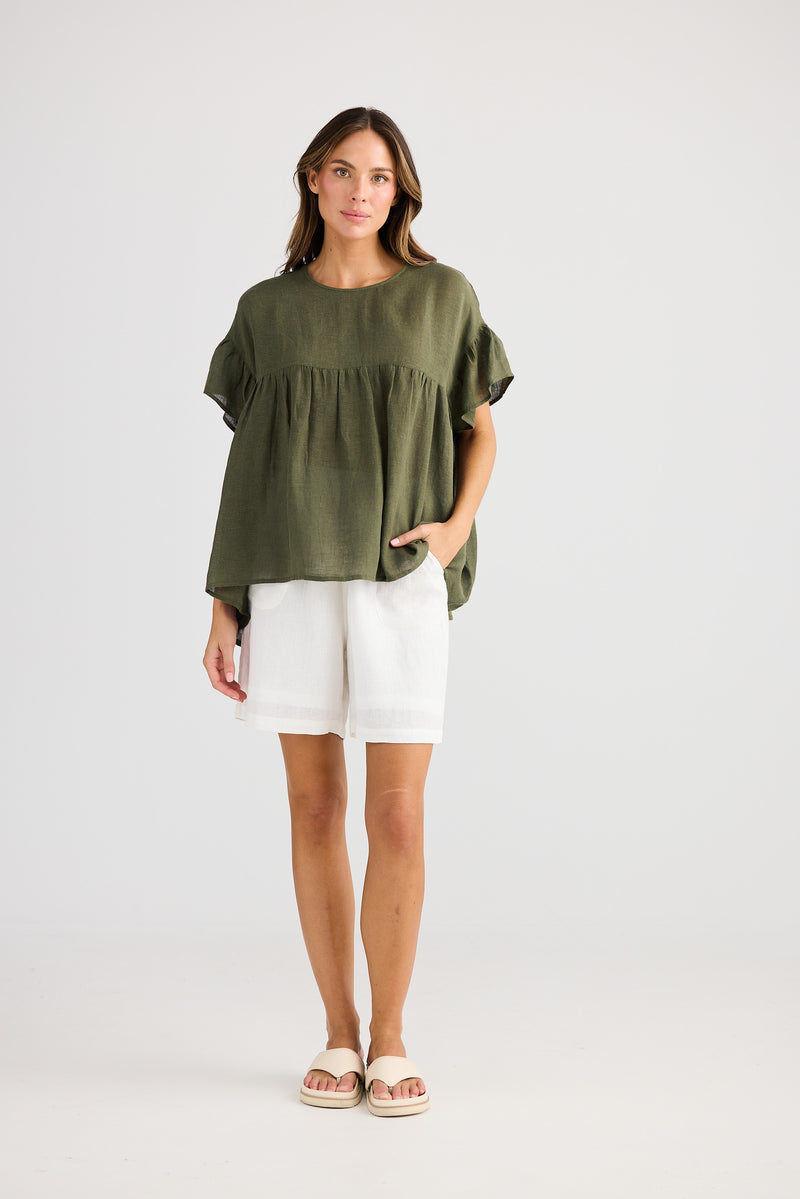 Caicos Top Olive