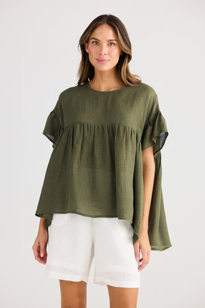 Caicos Top Olive