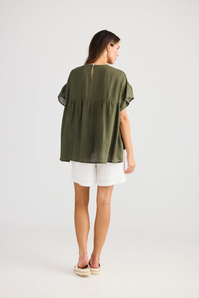 Caicos Top Olive