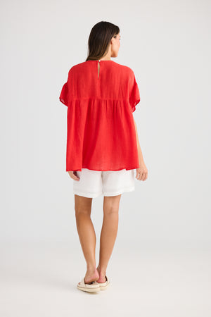 Caicos Top Red