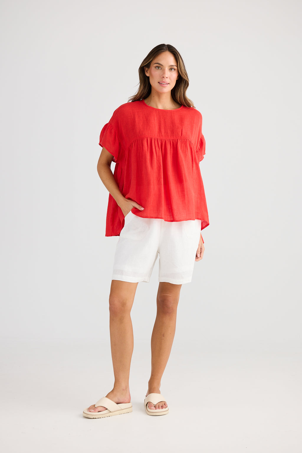 Caicos Top Red