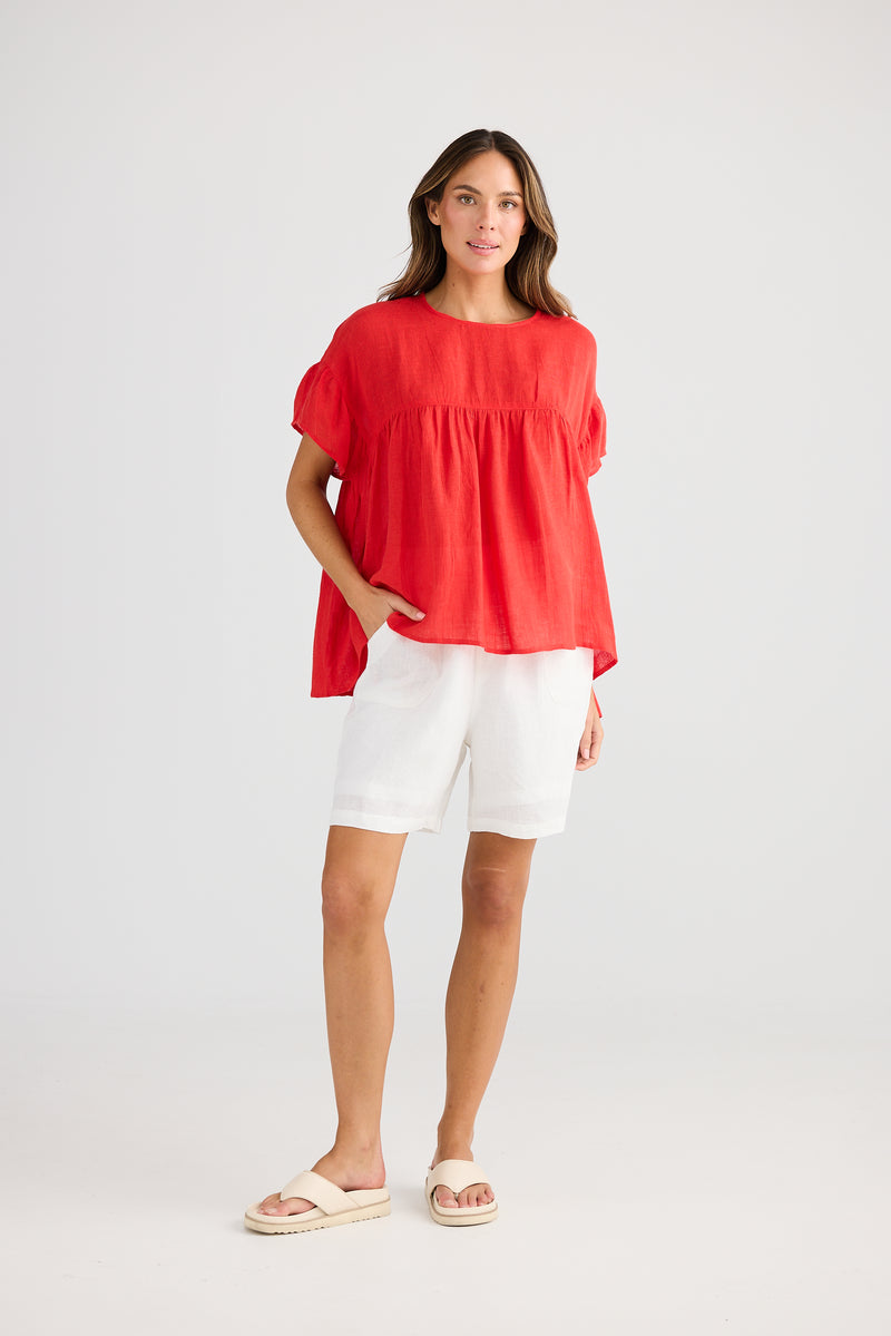 Caicos Top Red