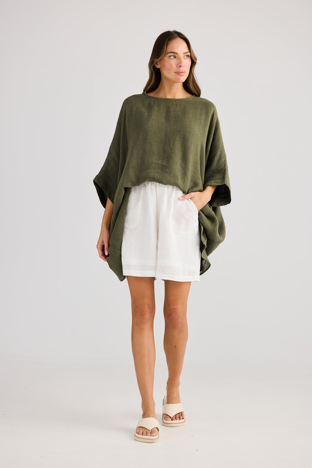 Hideaway Top Olive