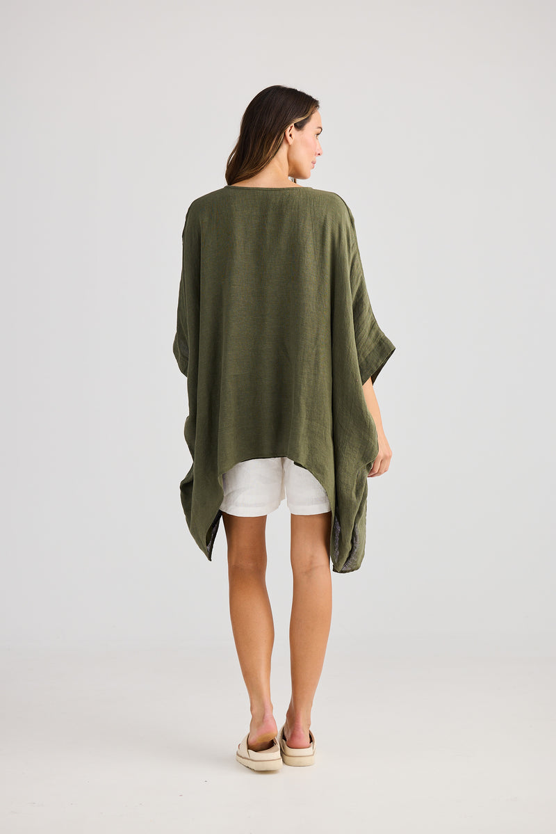 Hideaway Top Olive