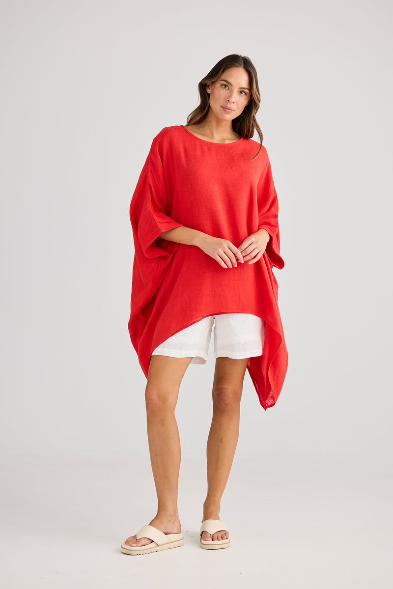 Hideaway Top Red
