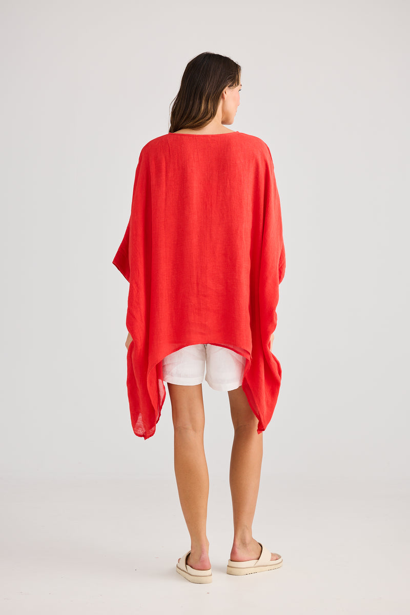 Hideaway Top Red
