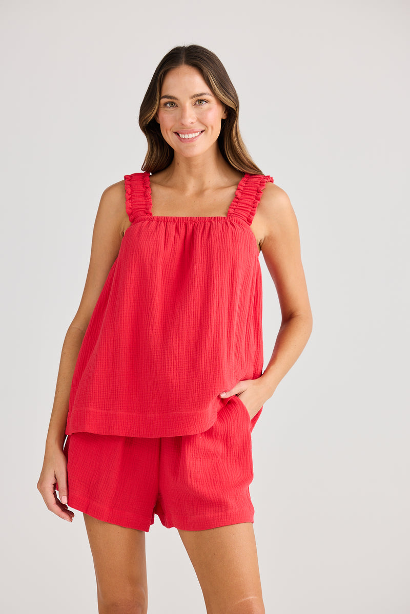 Penny Top Red