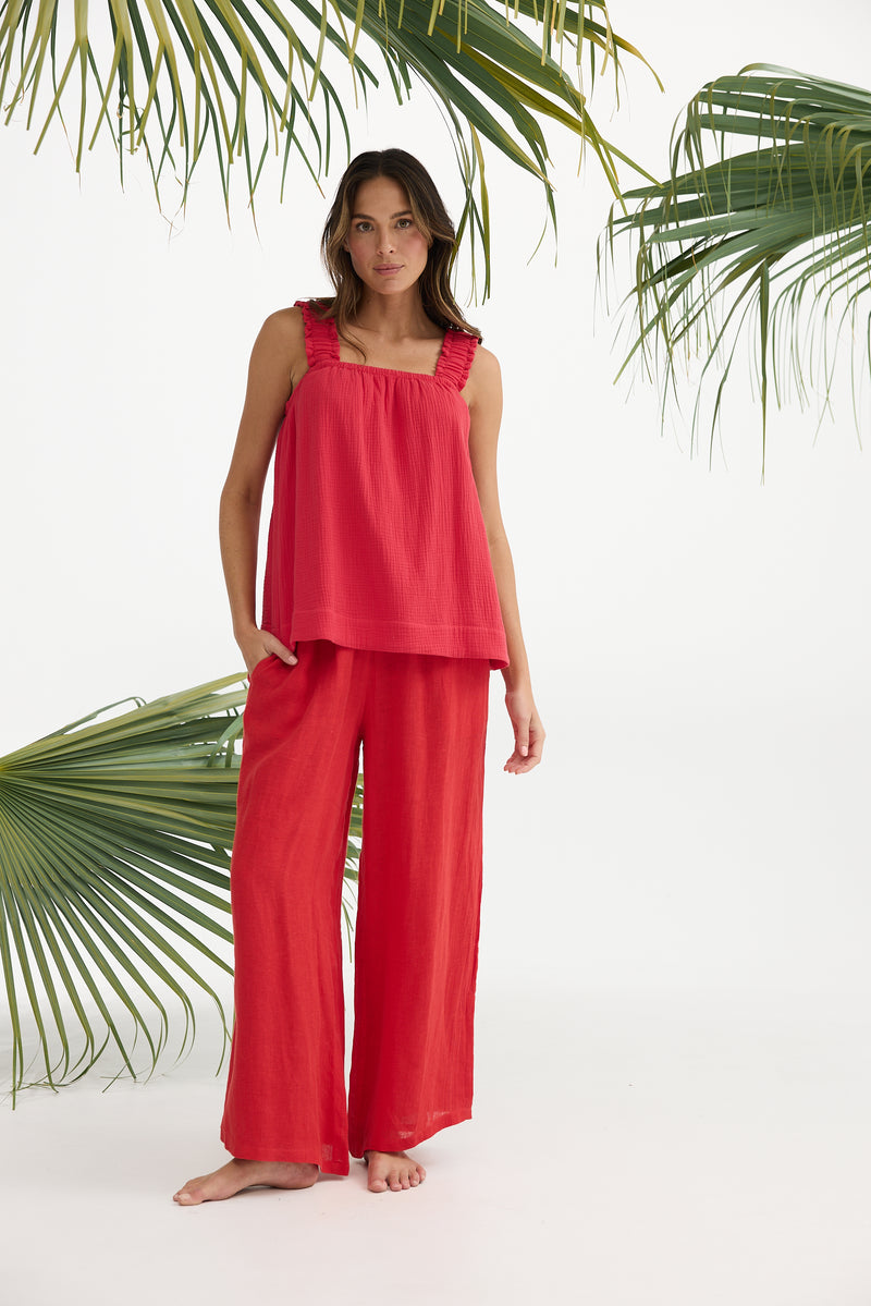 Penny Top Red