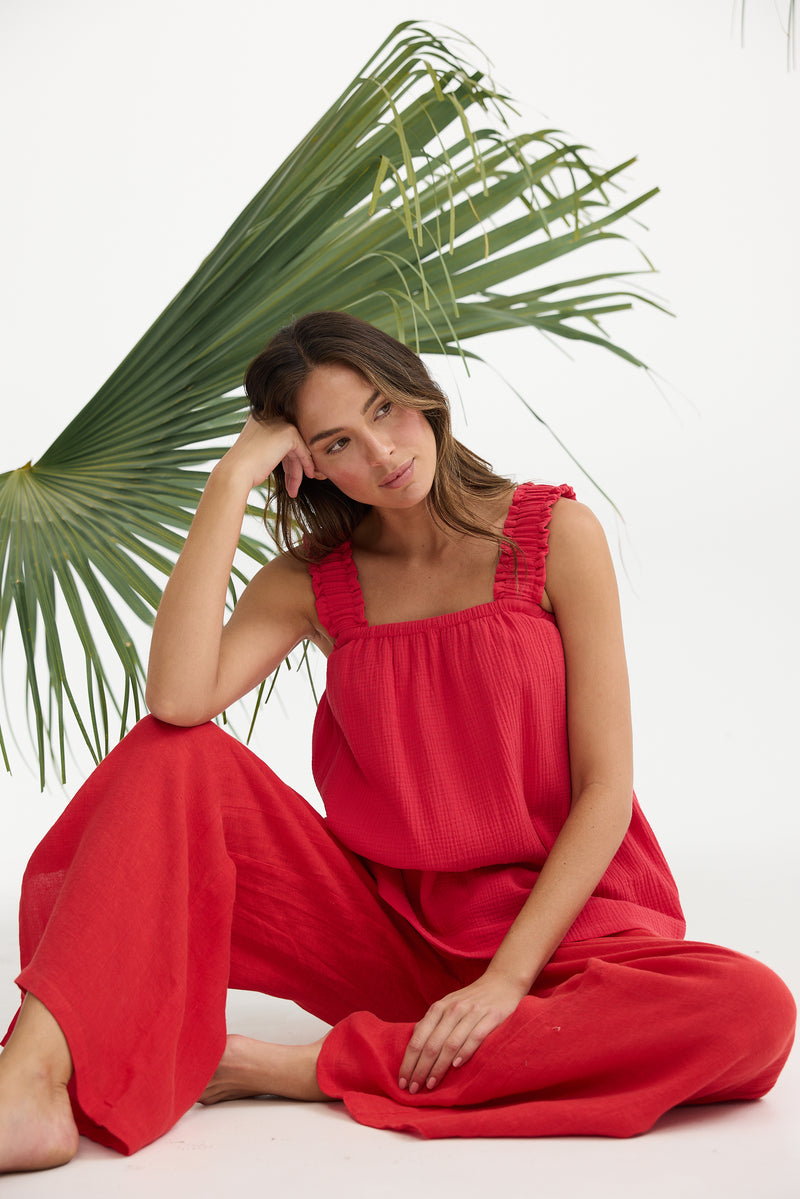 Penny Top Red
