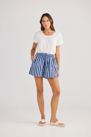 Adrift Short Blue Stripe