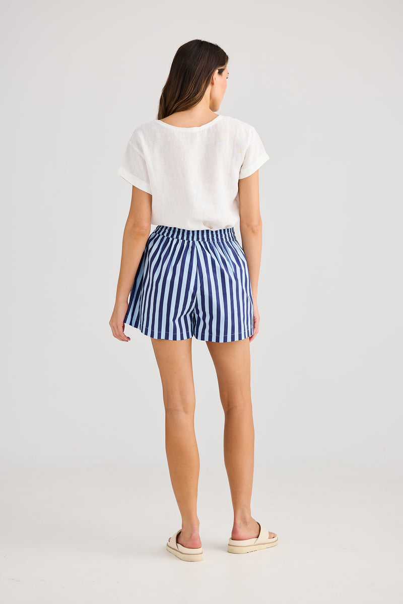 Adrift Short Blue Stripe