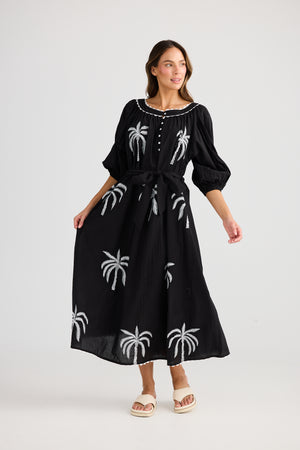 Jumeirah Maxi Dress B&W