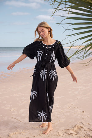 Jumeirah Maxi Dress B&W