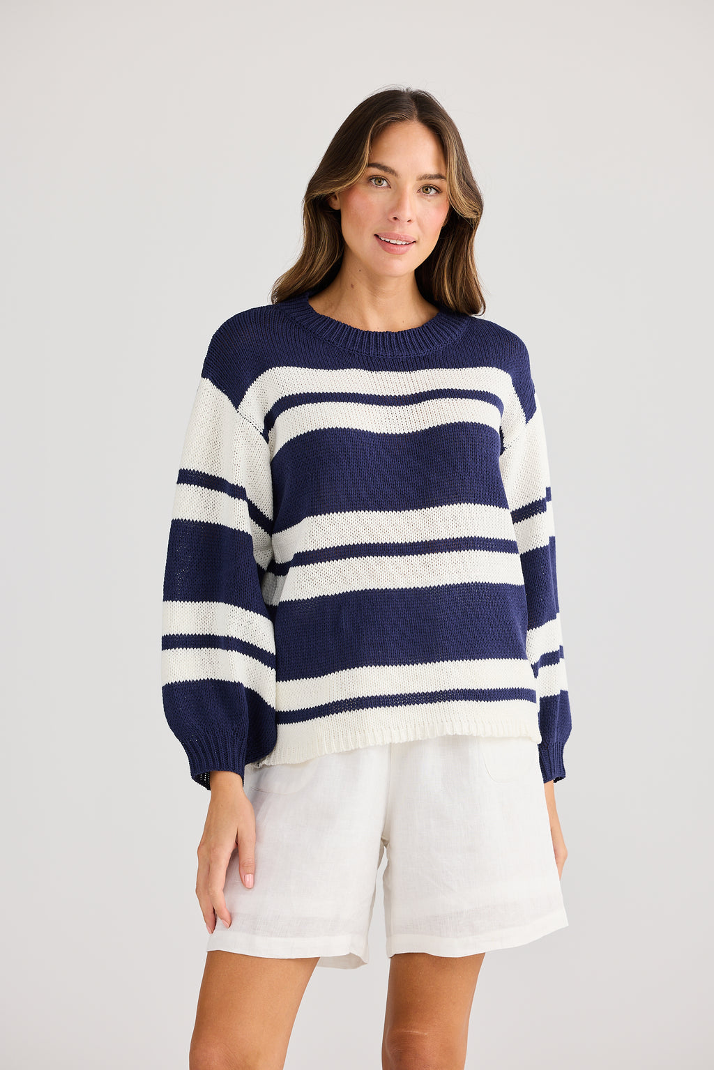 Sandwood Knit Navy Stripe