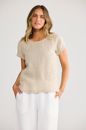 Captain Tee Natural Linen