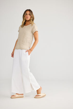 Captain Tee Natural Linen