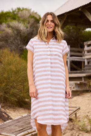 Ahoy Tunic Natural Stripe