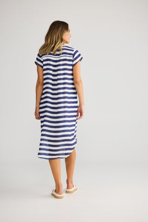 Ahoy Tunic Navy Stripe
